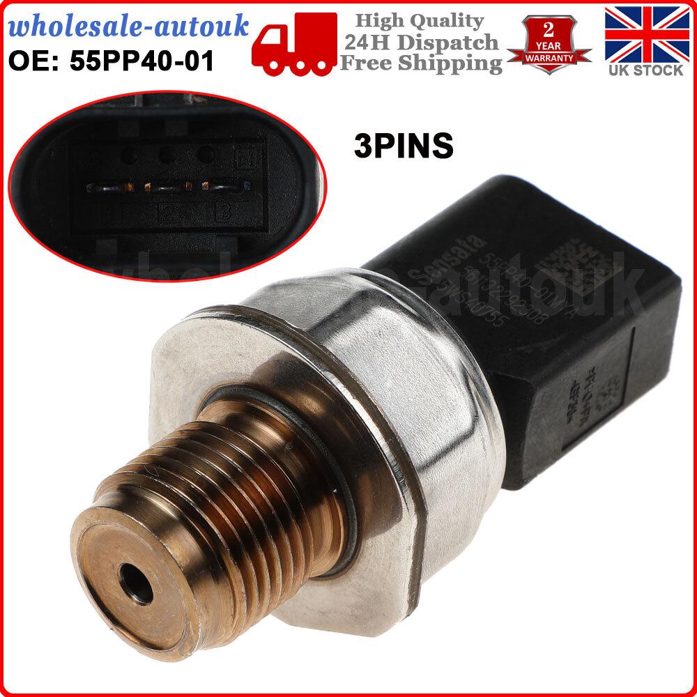 For Ford Citroen Relay Jumper Peugeot Fuel Rail High Pressure Sensor 55PP40-01