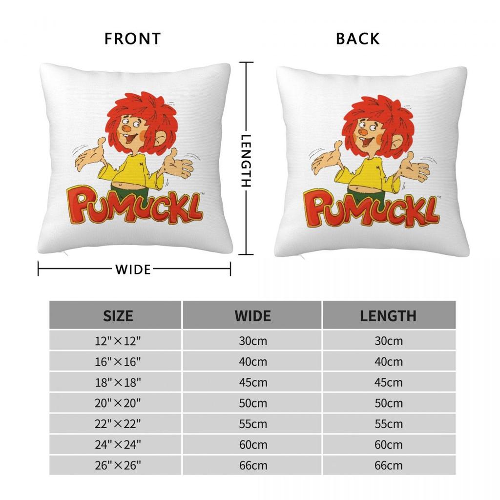 Federa per cuscino quadrato Pumuckl Copricuscino Cuscino decorativo per casa divano soggiorno