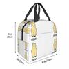 2-Sided Kiss My Alpacass Funny Alpaca Llama Insulated Lunch Bag for Women Office Cooler Thermal Food Box Tote  Lunch Boxes