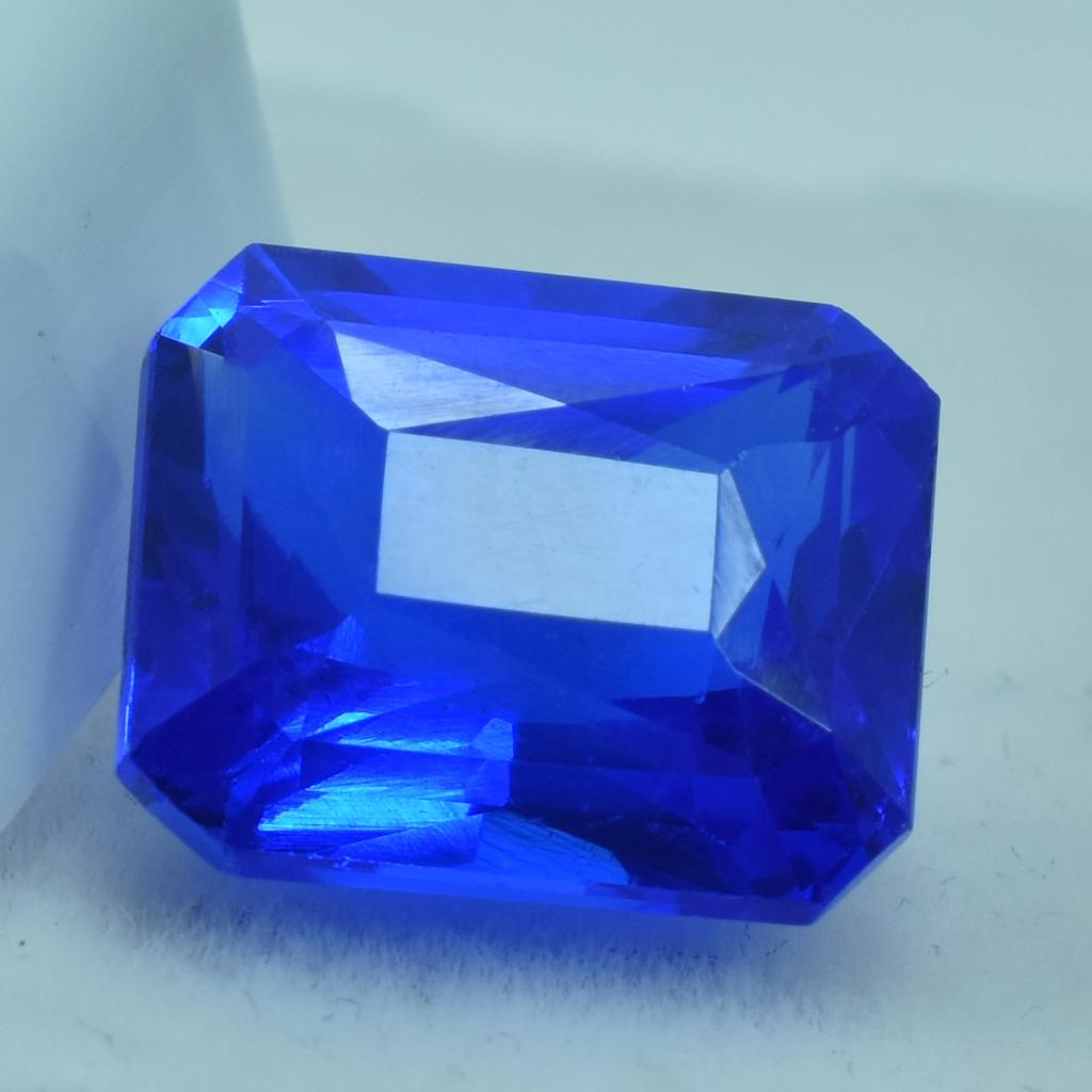 Natural Blue Sapphire Loose Gemstone Emerald Cut 5.35 Ct Brilliant September Birthday Birthstone