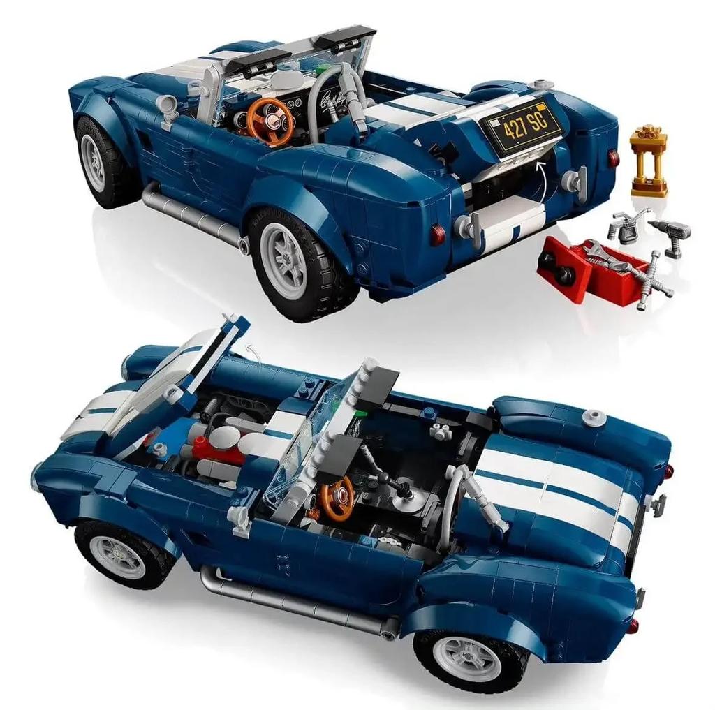 A -new, Highly Replicated Cobra Sports Car Building Block Toy Featuring Shelby from Peaky Blinders Is Now Available