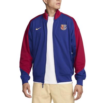 Giacca da Uomo FC Barcelona Dri-FIT Color Block Logo Vestibilità Larga Traspirante Comoda Giacca Uomo FN9625-455