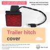 NEW-Red 15 LED 2 Inch Trailer Truck Hitch Tow Haul Receiver Cover Brake Light With Pin 12V