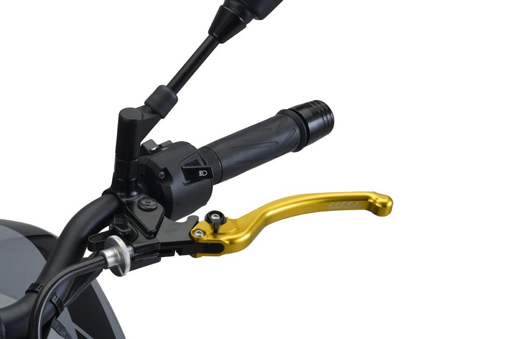EFFEX Smooth Fit Levers for Left and Right Set Lever EAL033G YZF-R1/YZF-R1M (2015-2022) Gold, (Brake/Clutch Set)
