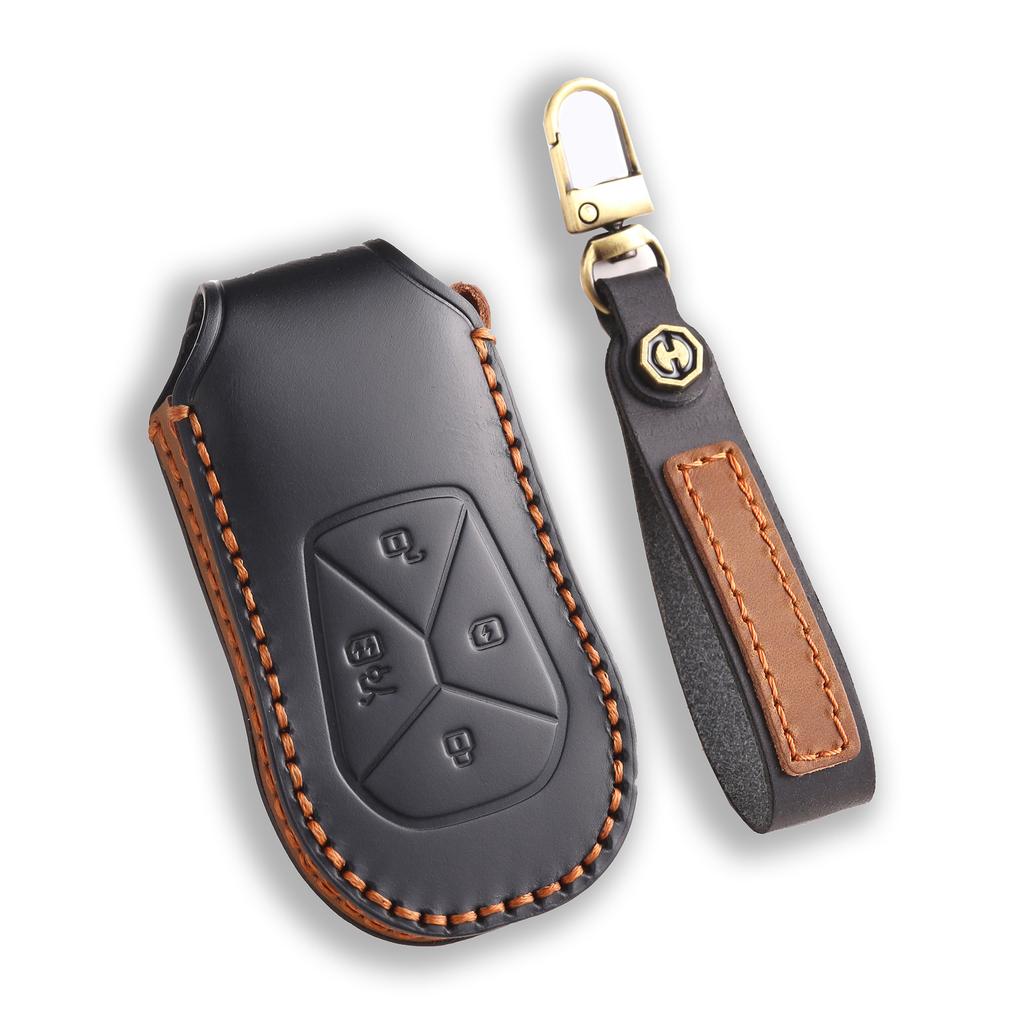 Special Xiaopeng G6/G9/P7i/P5 Key Cover, High-end Leather Car Key Bag, Buckle Case, Protective Cover, High-end.