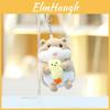 Chaveiro de Pelúcia de Hamster com Design de Peixes e Polvos para Presente de Meninas