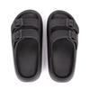 2025 Thick-Soled Double Buckle EVA Sandals: Step-On-Comfort for Couples, Women, Indoor/Outdoor Use