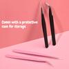 1PC elbow false eyelash tweezers eyelash beautician grafting eyelash curler color elbow clip hand account tool