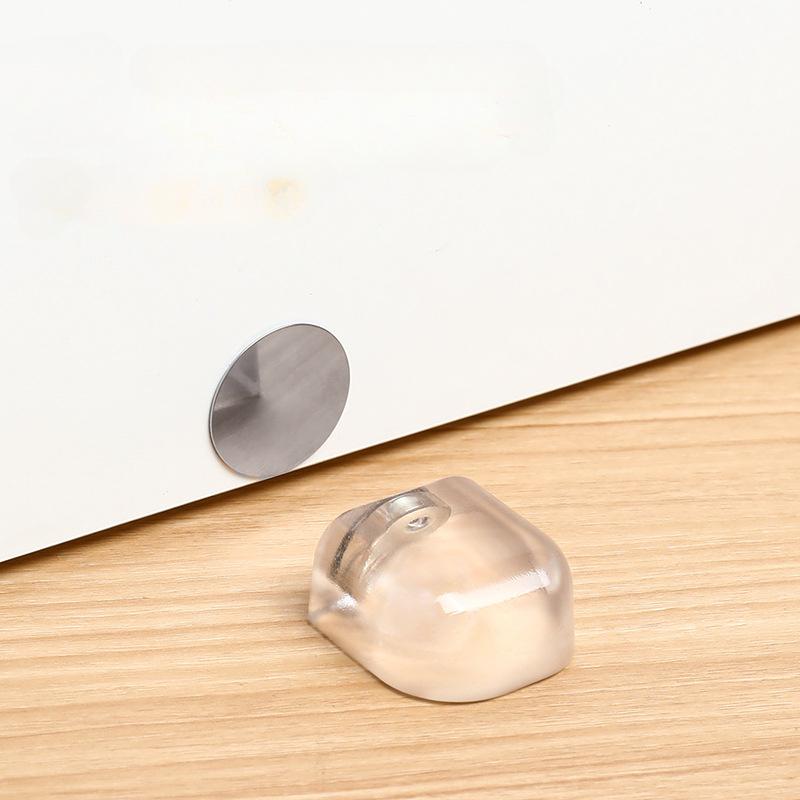 Door Stop No Need To Drill Holes Magnetic Magnet Fixed Doorglass Door Toilet and Bathroom Stop