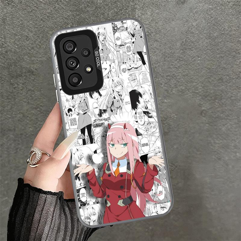 Darling Zero Two 02 Anime Soft Phone Case for Samsung A17 A16 A15 A14 A13 A57 A56 A55 A54 A53 A37 A36 A35 A34 A33 A26 A25 A24 A2