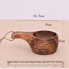 Walnut Finland Wooden Milk Cup - Creative, Portable Outdoor Design