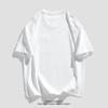 Men's Summer Heavyweight Pocket T-Shirt - Loose Fit, Solid Color, Short Sleeve, Slit Design.
