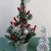 30PCS Flexible Wire Stem Artificial Berry Picks Red Color Red Berry Stem  Christmas Tree Decor