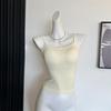 BrandyBM White Pure Desire Heart Embroidery Lace Slim Fit French Camisole