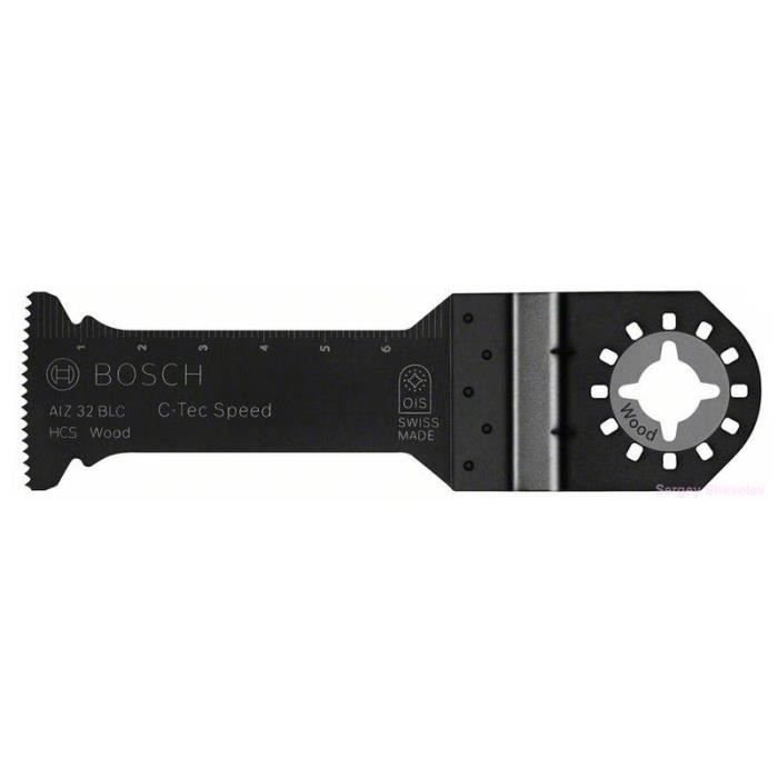 Lames plongeantes - bosch - c-tec speed aiz32 blc - lot de 25 pièces - 32 x 70 mm - découpe rapide