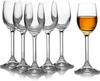 Bohemian Glass LARA Glass Liqueur/Cold Sake Glass Set of 6, 65ml, Dishwasher Safe, 40415-65-6