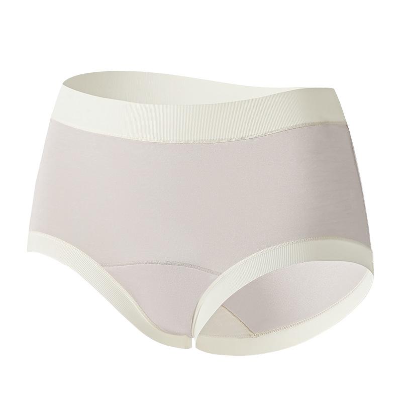 Female Spring and Summer Breathable 10A Antibacterial Pure Cotton Crotch Without Trace High Bounce Briefs