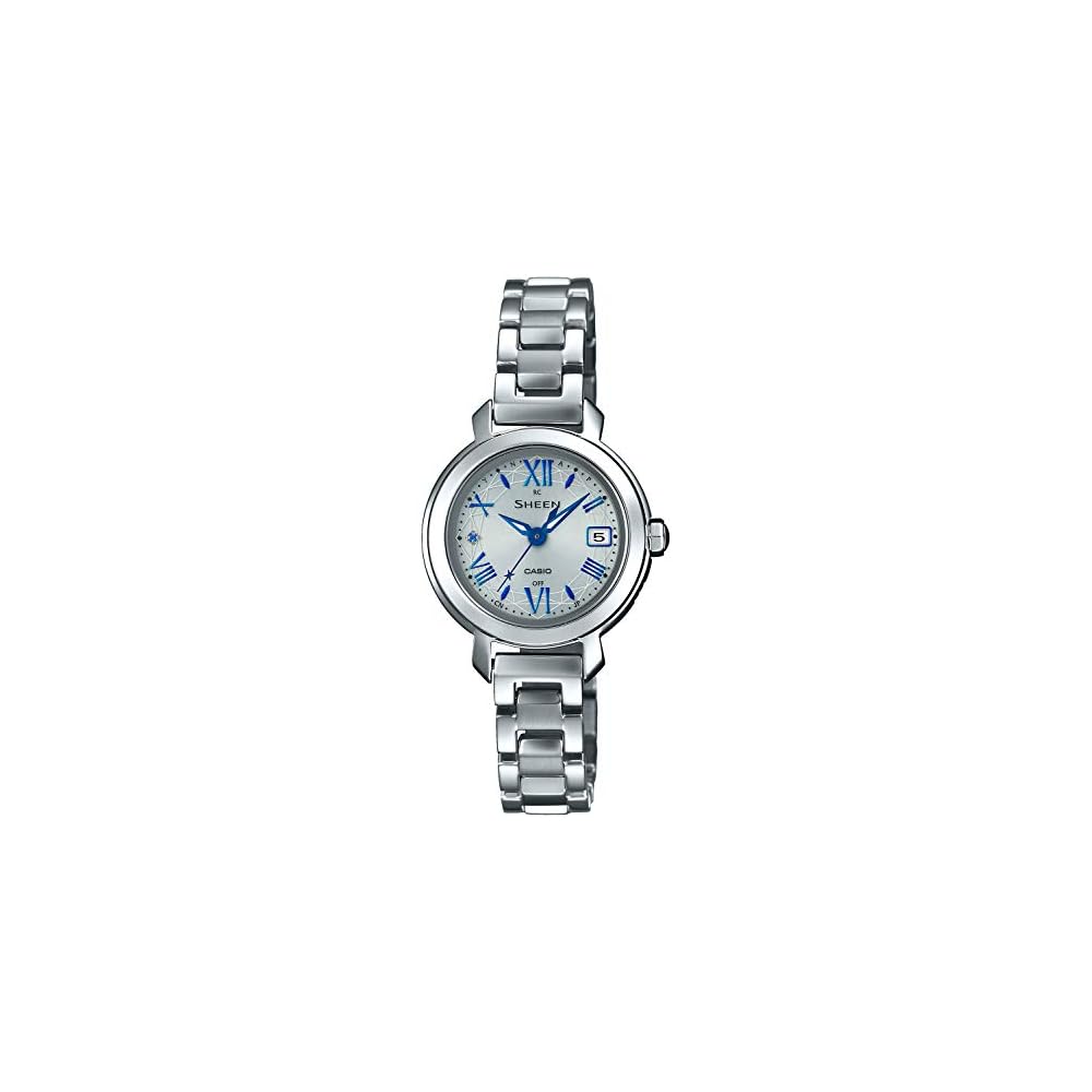 Casio SHW-5300D-7AJF Solar Radio Women s Watch Silver Stainless Steel