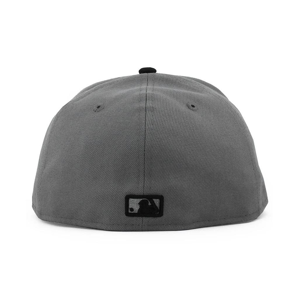 New Era 59FIFTY Boston Red Sox MLB 2T Fitted Cap in Gray and Black Team-Basic (5950) (7-1/2" (approx. 59.6cm)) [Used]