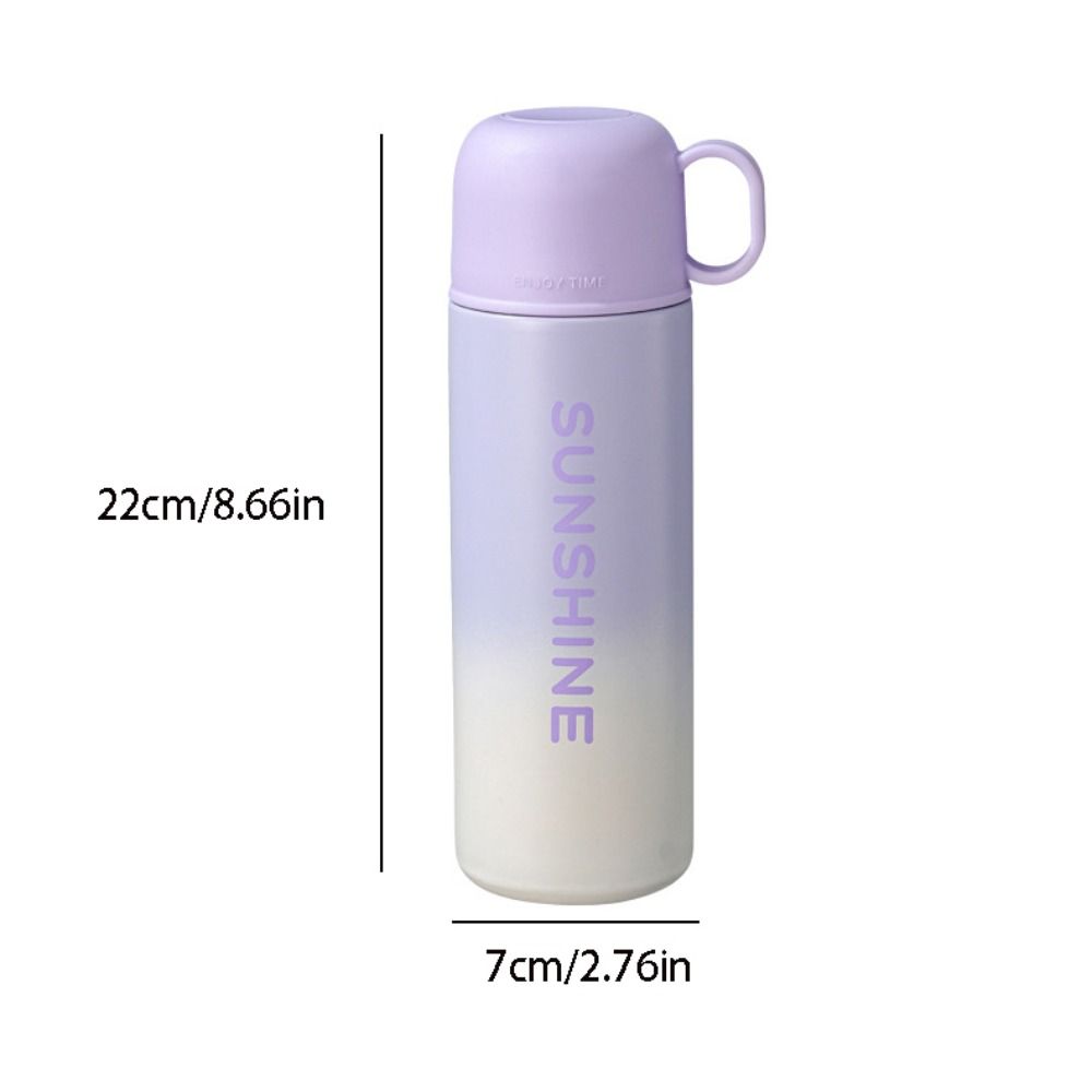 Fashion Insulation Cup 500ml Water Bottle Portable Coffee Mug  Travel