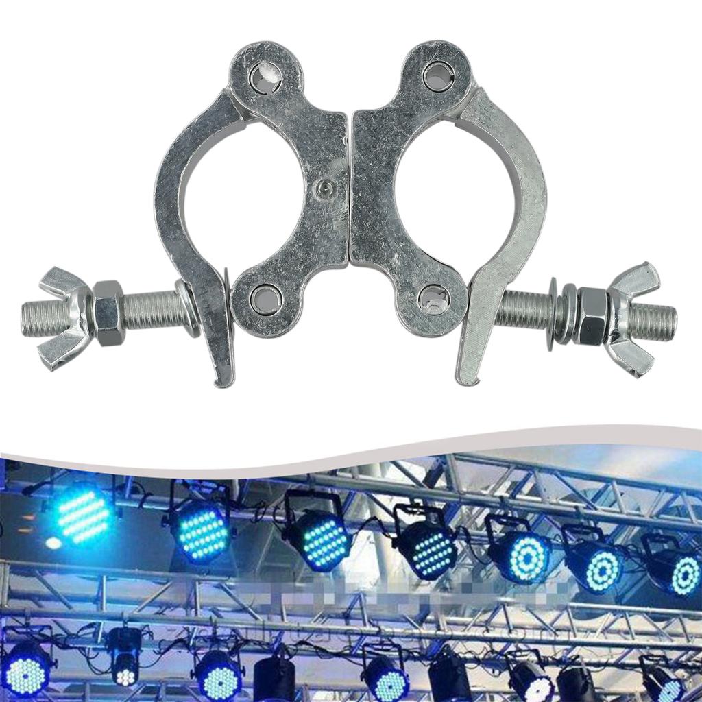Lighting Fixture Clamp Aluminum Alloy Clamp Enhanced Stability Lightweight Construction Aluminum Stage Clamp For Lighting