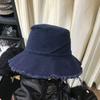 Cotton Bucket Hats Foldable Beach Panama Cap Simple Fisherman Hat  Ladies Hip Hop Hat