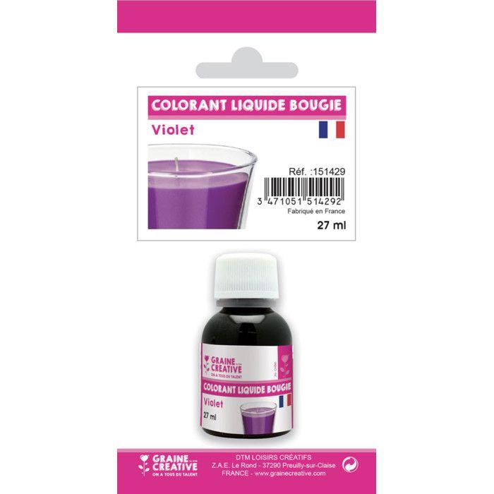 Liquid Candle Dye 27 Ml Violet