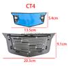 2PCS Car Front Rear Logo Cover Grille Trunk Badge Stickers for Cadillac CT4 2025 2024 2017 2020 Replacement Emblem Accessories