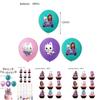 Vibrant Gabbys Dollhouse Theme Party Decorations Including Balloons Cake Topper And Banners