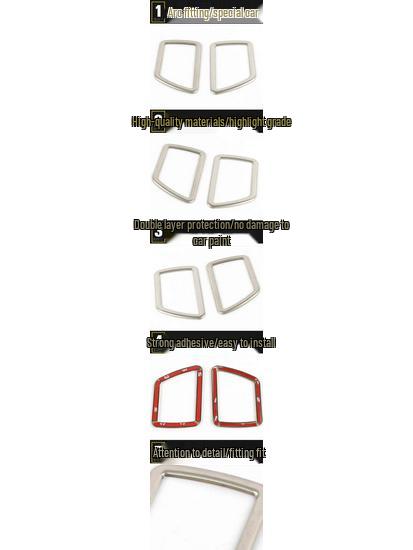 Dongfeng Fengshen AX7 Front Panel Air Outlet Stainless Steel Trim Sticker