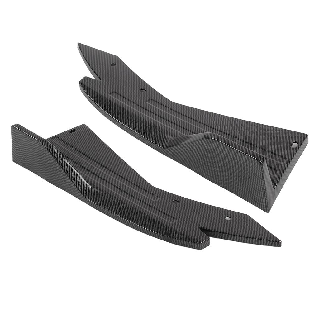 Rear Spoiler Bumper Lip Diffuser Splitter Canard Protector Carbon Fiber Style Side Skirt Universal Body Kit for Cars