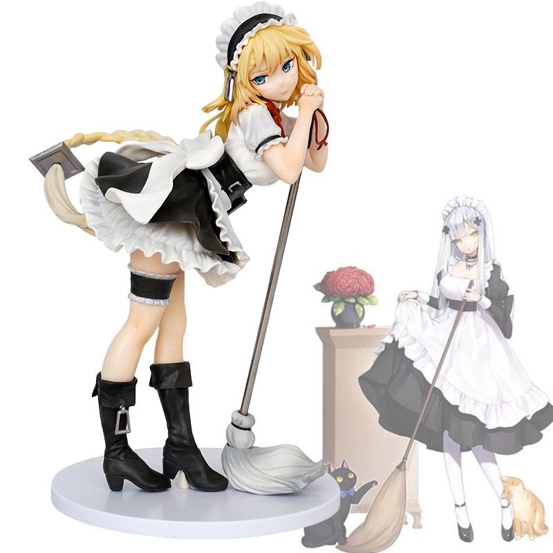 Adorable Pvc Girl's Frontline Gr G36 Maid Figure 22cm Height Collectible Anime Doll