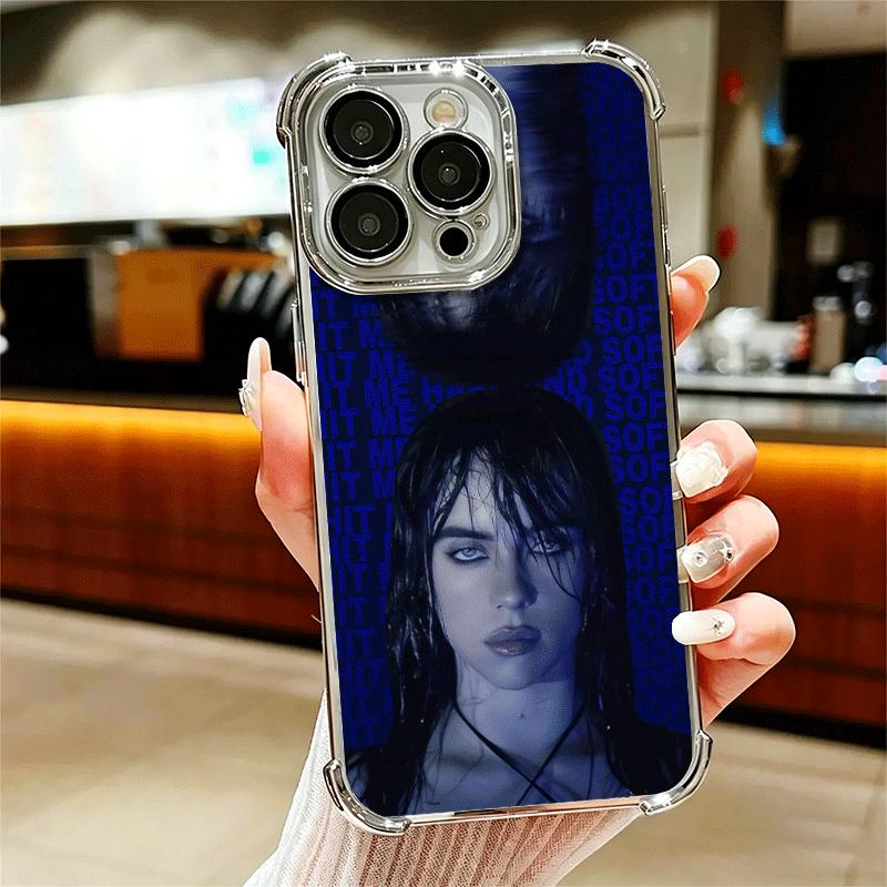 Hit Me Hard and Soft B-BillieS Soft Phone Case For iPhone 15 16 17 Air 14 Pro Max 16E Plus 13 12 Mini Plating Anti-Fall Fundas