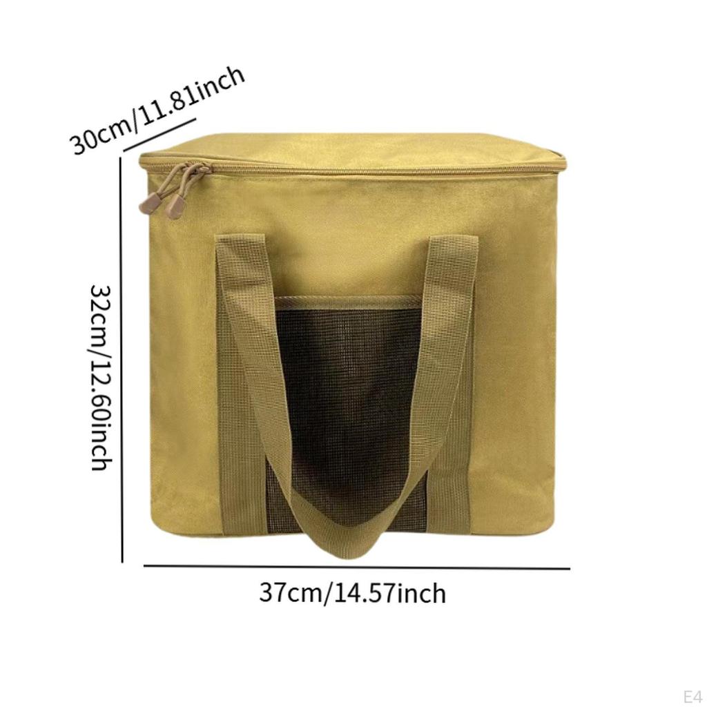 Camping Storage Bag Carry Outdoor Tote Utility Organizer Insulation Oxford Cloth Heavy