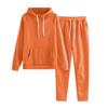 Children's Solid-color Loose Sweatshirt And Sweatpants Casual Sportswear Set