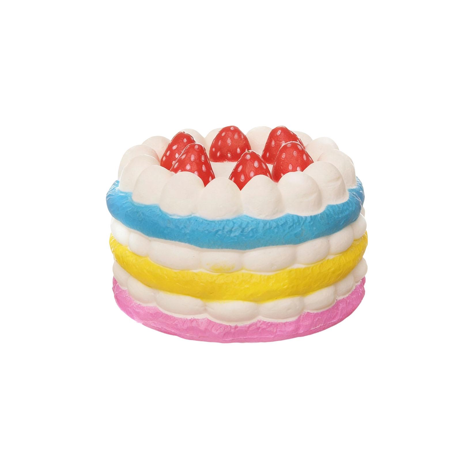 

Strawberry Cake Slow Rising Scented Decompression Toy One Size