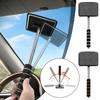 Automobile Windshield Water Scraping Telescopic Automobile Glass Wiper Auto Cleaning Tools Window Cleaning Brush Cleaning Cloth