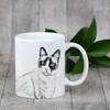 Snowshoe - cat mug, cheerful mug for a dog lover, personalized gift from the Art-Dog brand