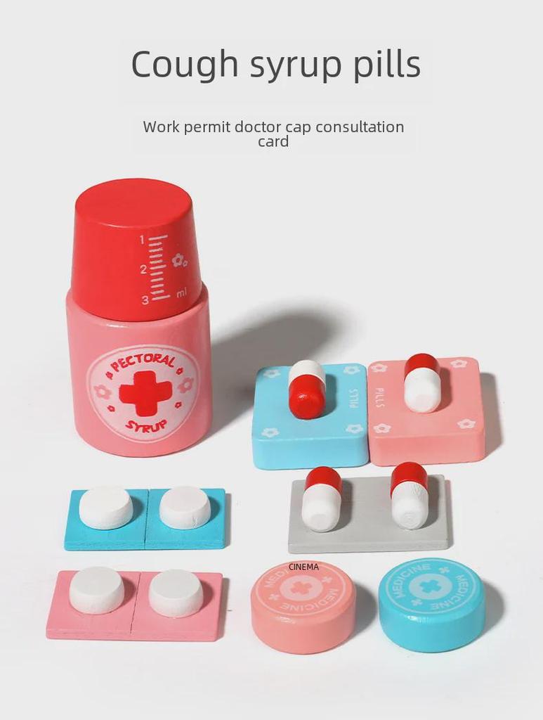 Kids' Doctor Playhouse Set: Medical Role Play Kit with Stethoscope, Injection, for Boys & Girls