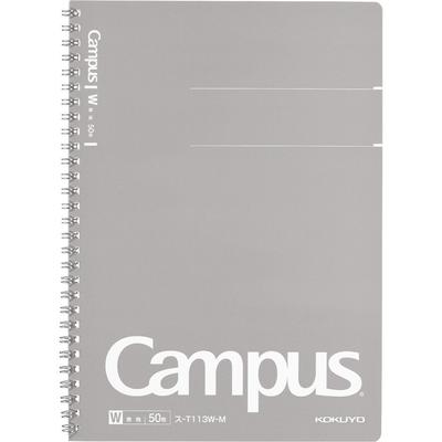 KOKUYO Campus Twin Ring Notebook Adult Campus Plain B5 50 Sheets S-T113W-M