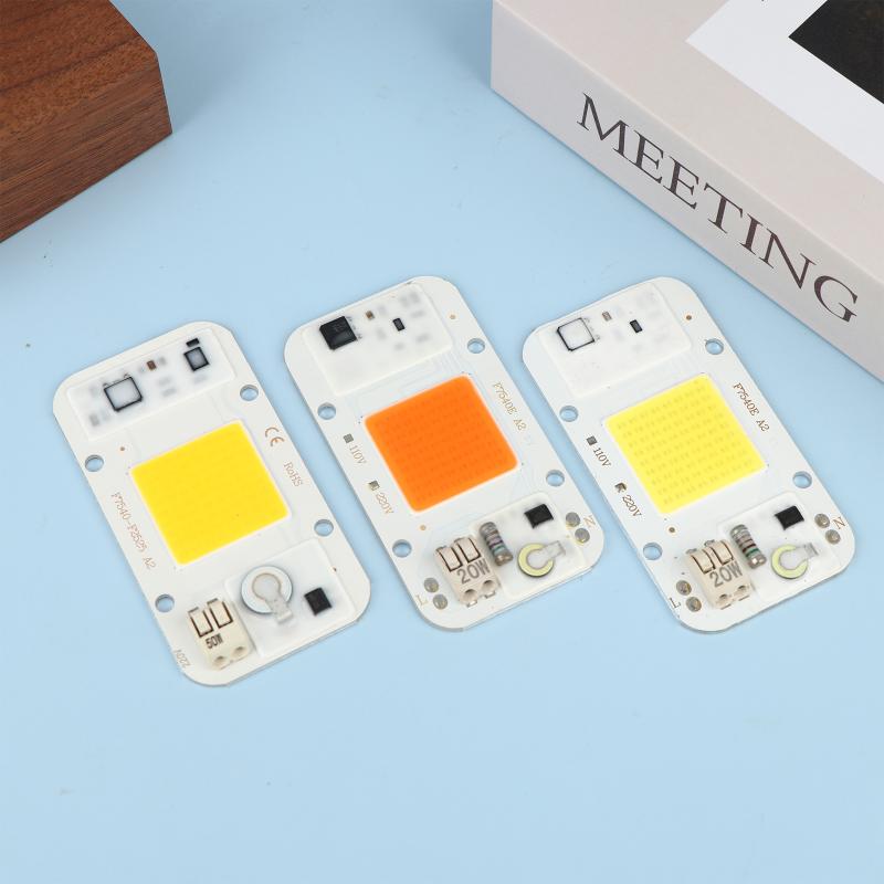 1PCS Plastic LED COB Chip For Grow Plant Light Full Spectrum 220V 20W 30W 50W For Indoor Plant Seedling Grow Flower