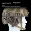 Tactical Fast Helmet Headset with Curved Bracket for Outdoor Sports Communication