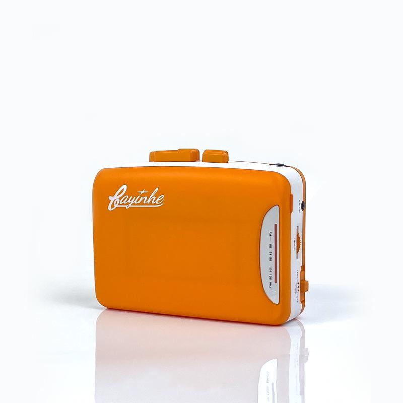 Portable Cassette Player with Speaker, Radio, and Headphones for English Listening and Playback