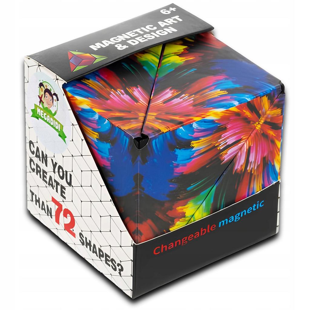 Kostka Edukacyjna Gra Logiczna Antystresowa Magnetyczna Modern Magic Cube