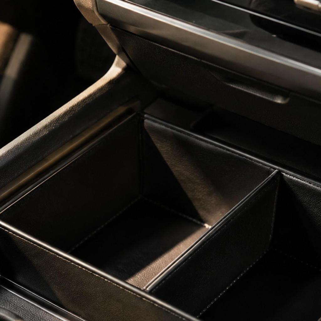 Vehicle Brand Minivan Lower Console Storage Box Compartmentalized
