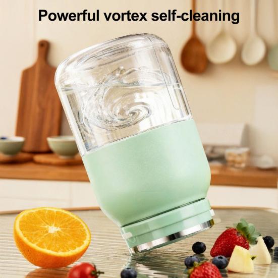Bezdrátový přenosný mixér, USB dobíjecí pohárek na džus pro smoothies, Osobní mixér s velkou kapacitou na ovoce, Drtí led
