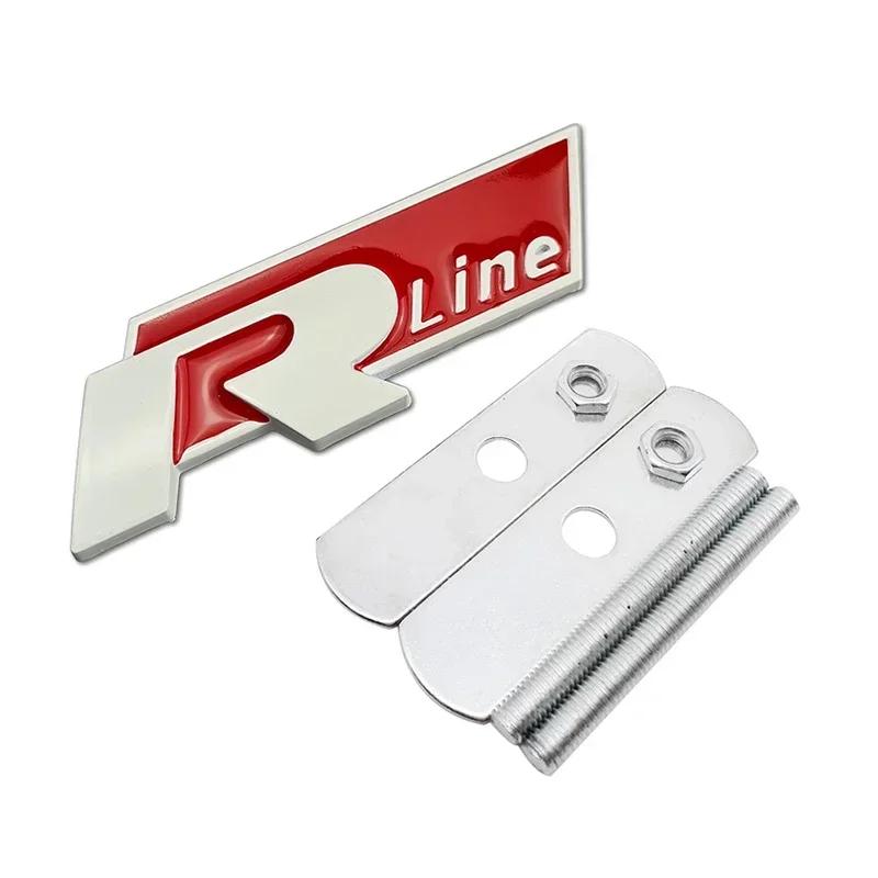 2026 Hot For VOLKSWAGEN VW 3D Metal for Volkswagen VW Rline R Golf Jetta Polo Passat B5 B6 Touareg Bora Beetle Car Grille Badge