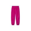 WE11DONE Knitted Sweatpants Unisex Dark Pink Moderate Cuffed Pants WD-TA3-23-779-U-HP