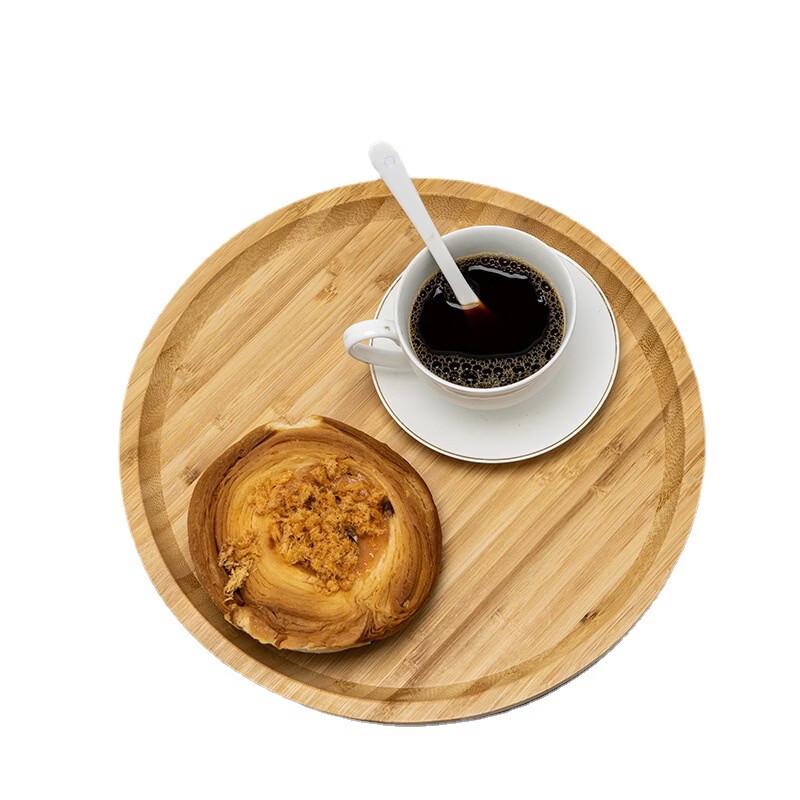 RuHan Round Rice Husk Snack & Tea Tray