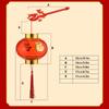 4Pcs Chinese New Year Red Lantern Spring Festival Hanging Lanterns Mid-Autumn Portable Palace Lantern New Year Pendant